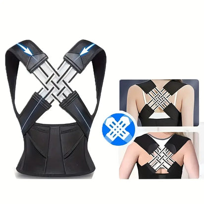 Posture Corrector for Women and Men, Adjustable Shoulder Posture Brace, Back Straightener Posture, Used for Middle Upper Spine
