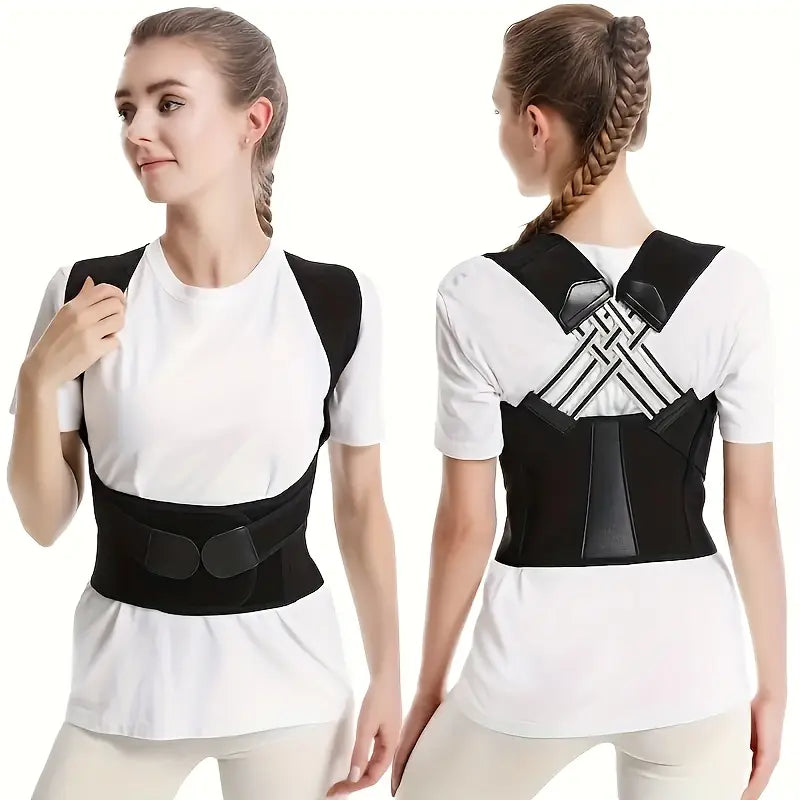 Posture Corrector for Women and Men, Adjustable Shoulder Posture Brace, Back Straightener Posture, Used for Middle Upper Spine