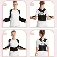 Posture Corrector for Women and Men, Adjustable Shoulder Posture Brace, Back Straightener Posture, Used for Middle Upper Spine